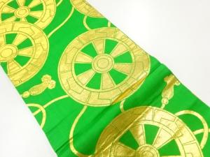 源氏車模様織出し丸帯